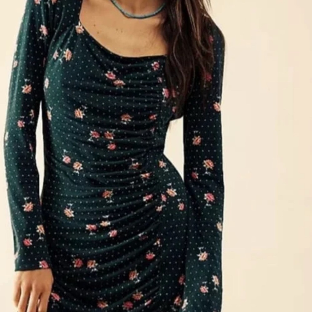 Free People Floral Jersey Dress Size Medium